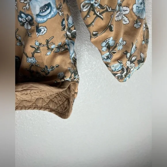 Denim & Co. Women’s Reversible Quilted Stitched Floral Jacket - Picture 10 of 13